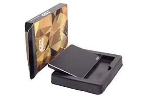 2.5寸SSD包装盒 可搭配黑色或者透明加厚吸塑内托