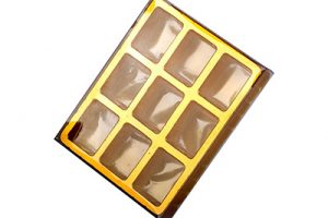 9个装美容皂包装盒 4个装肥皂包装盒 透明盒配金色吸塑内托