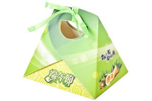 粽子包装盒 单个装 配丝带 端午节礼盒